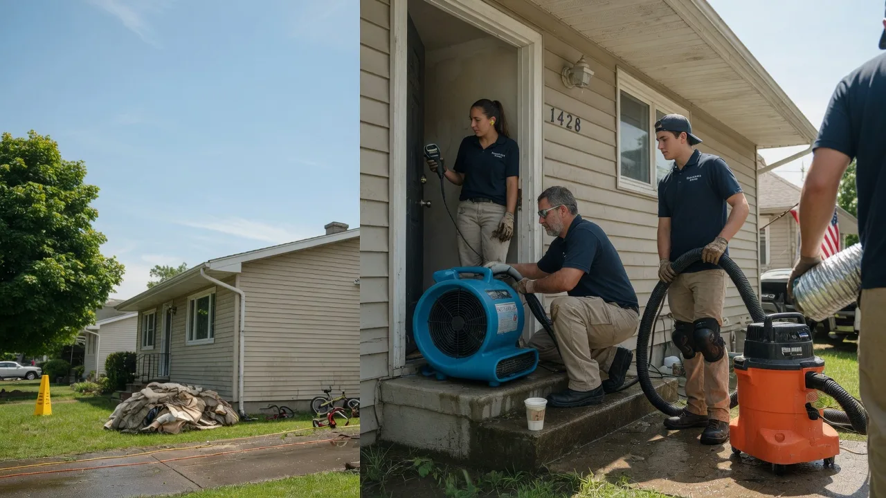 Water Damage Restoration in Oakwood, IL near me